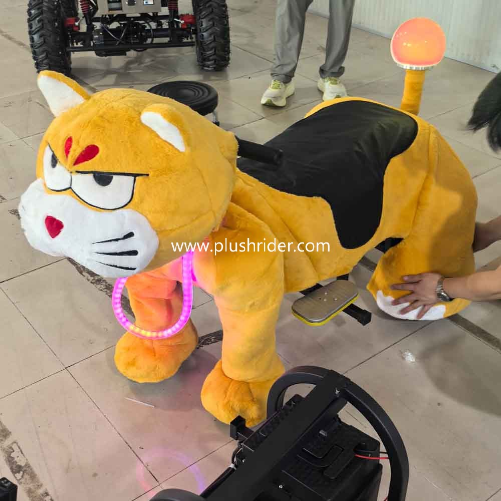 Durable Plush Animal Ride-On