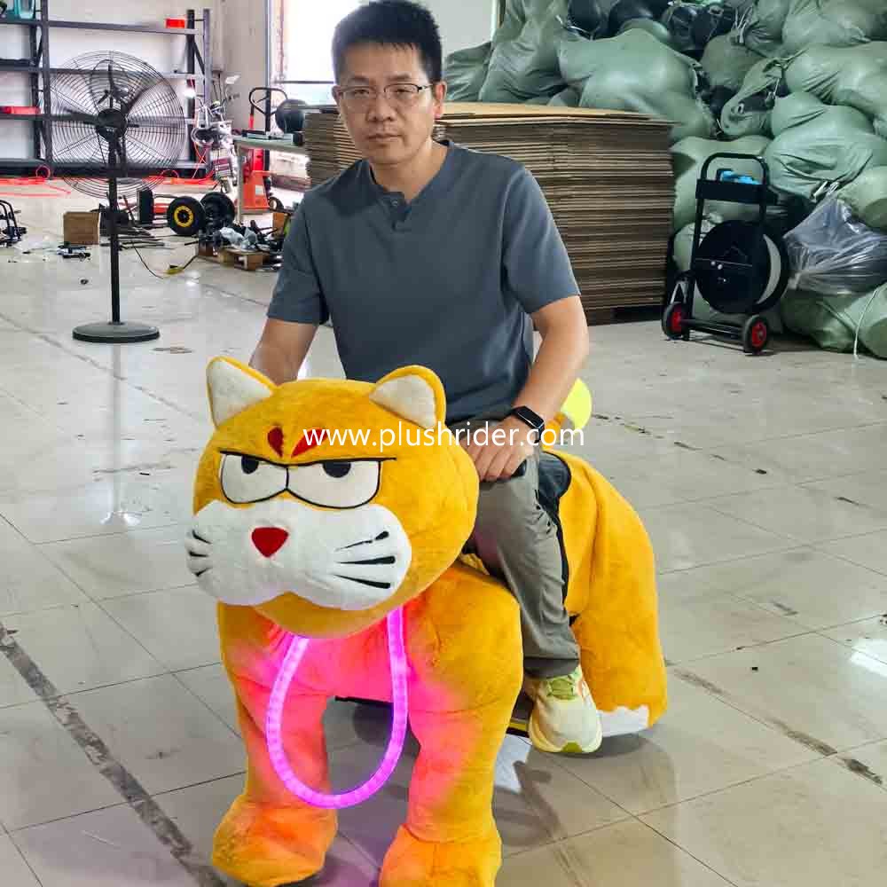 Rechargeable Plush Ride-On